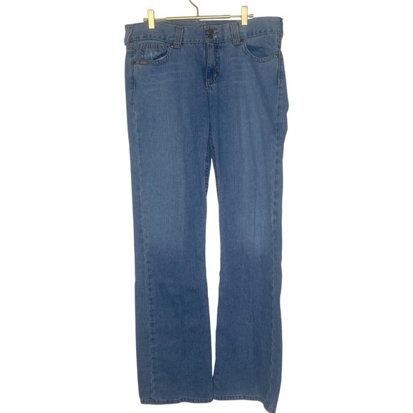 Cruel Girl Womens Relaxed Fit Blue Denim Jeans Size 11 X-Long Light Washed - Picture 1 of 13